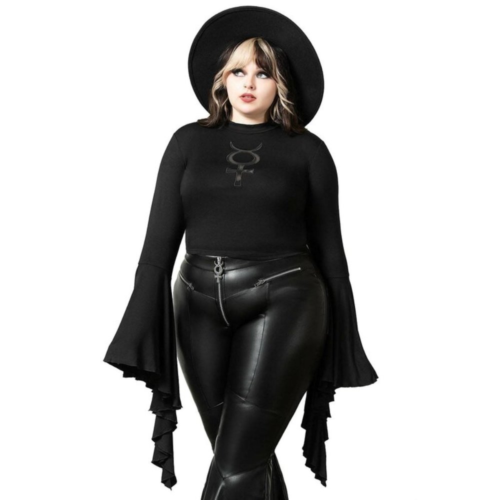 IN SEARCH OF: Killstar "Dark Nebula" Flared Trousers - Picture 6 of 7